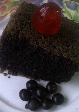 Bolu ketan hitam (bakar)/ sticky rice cake (baked)