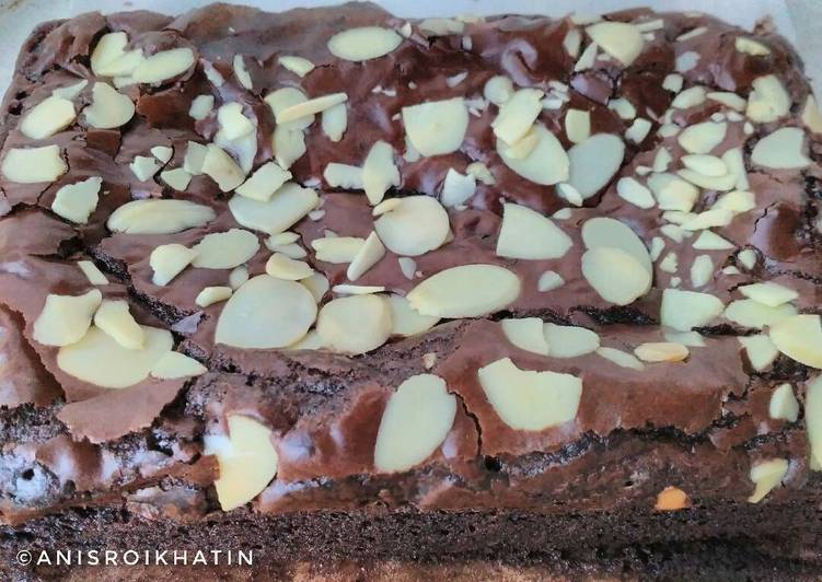 resep masakan Brownies Panggang Shiny Crust