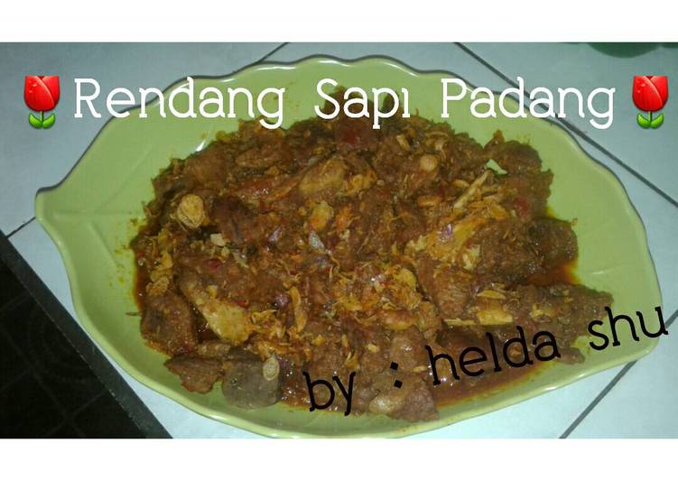 Resep ??Rendang Sapi Padang?? Karya Helda Shu