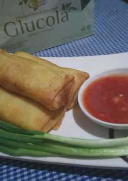 Lumpia isi rebung saos thailand