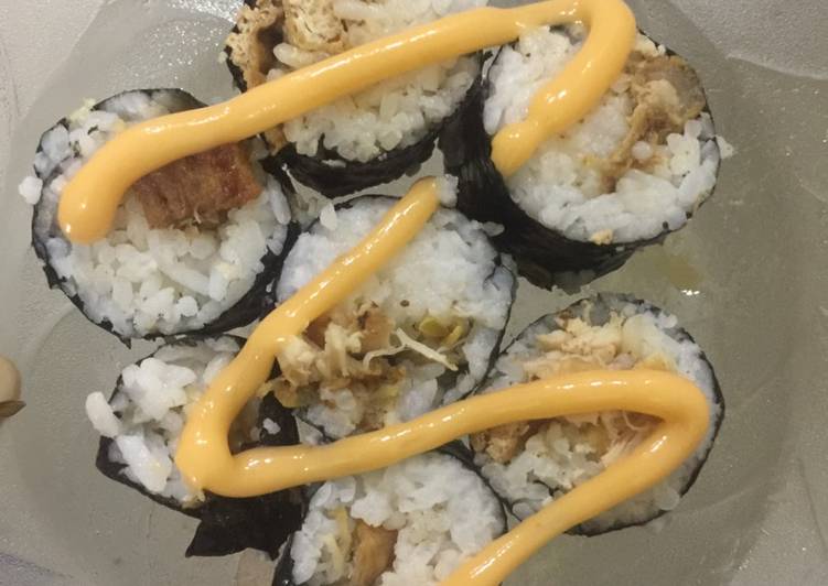 gambar untuk resep Sushi Chicken Roll