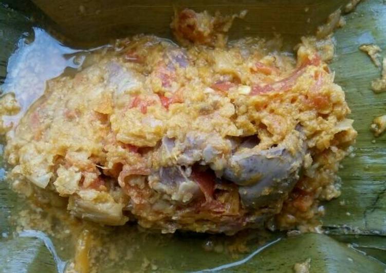 gambar untuk resep Botok ati ampela bumbu rujak