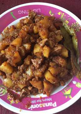 Rendang Ati Ampla Kentang Ala-ala