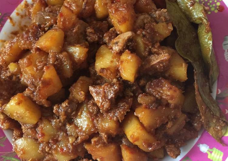 gambar untuk resep Rendang Ati Ampla Kentang Ala-ala