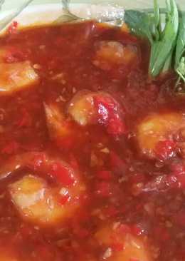 Udang goreng saos padang