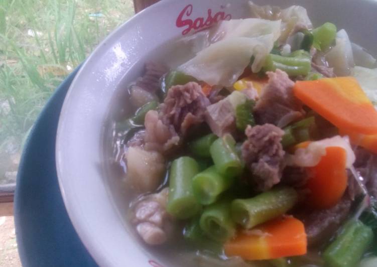 Resep Sop daging seger Oleh Dewi Astutik