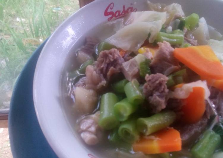 gambar untuk resep Sop daging seger