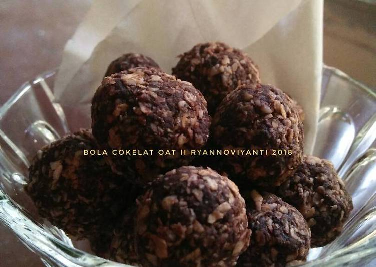 gambar untuk resep makanan Bola cokelat oat