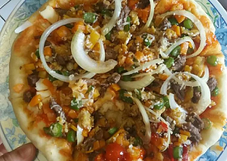 Resep Pizza teflon By Mrs. YaniJr