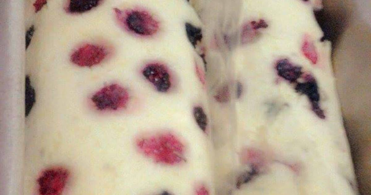 Resep Steamed Roll Cake "Mulberry Sweetheart"