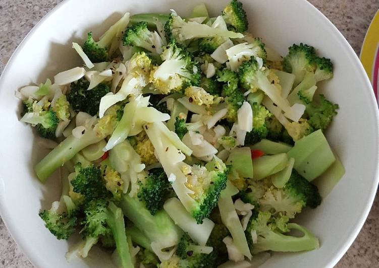 resep lengkap untuk Tumis brokoli bawang putih