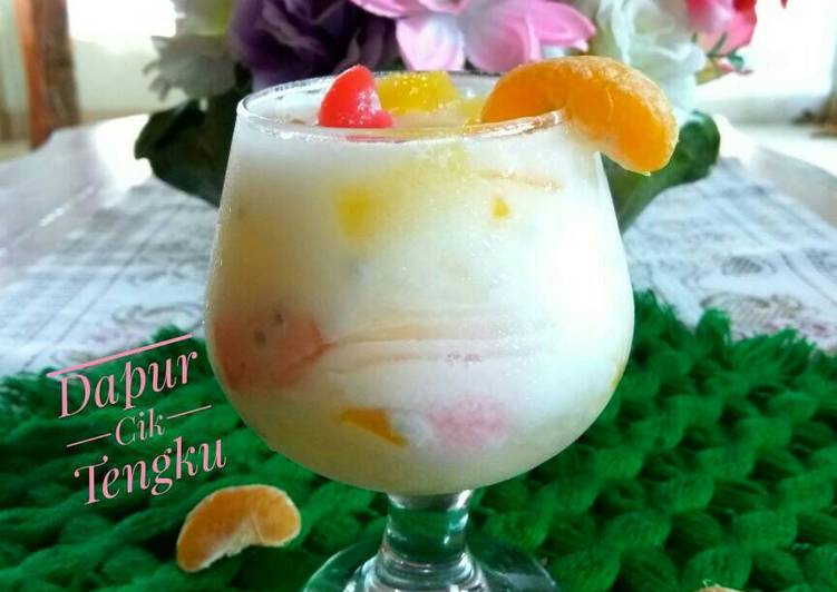 Resep Es Buah cocktail Vanila Oleh Tengku Rafizah