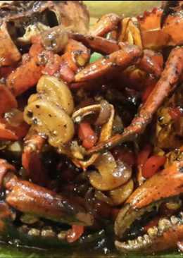 Black papper Chili Crab