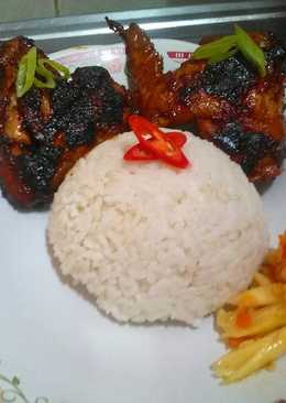 Ayam Bakar madu + sambel pencit