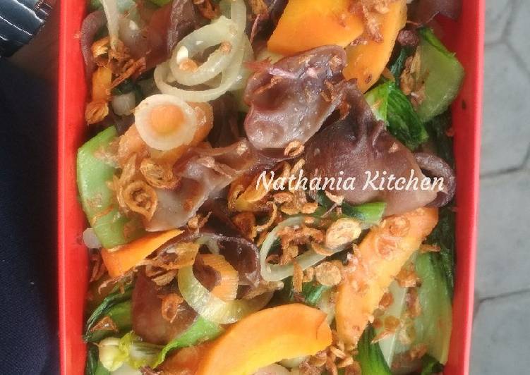 Resep Ca Sawi Daging / Pokchoy By Nathania Kitchen