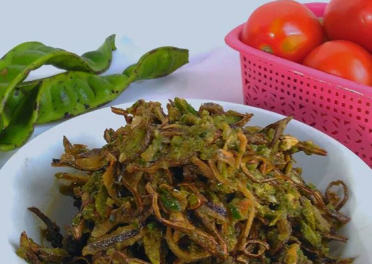 cara membuat Petai Teri Cabe Hijau