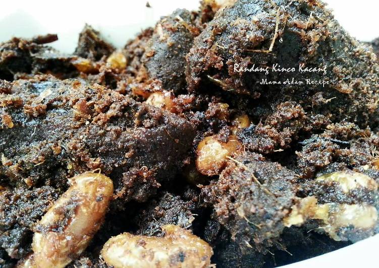 gambar untuk resep makanan Rendang + Kacang Merah (Tips agar Rendang Hitam)