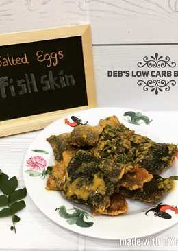 Salted egg fish skin