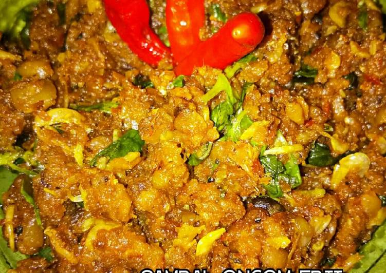 resep makanan Sambal Oncom Ebi