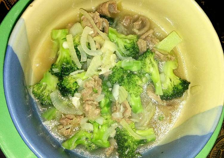 resep makanan Brokoli tumis daging sapi