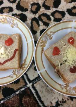 Sandwich roti gandum ala yama kun