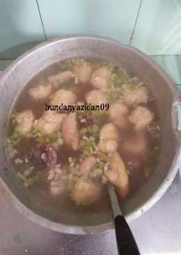 Cilok daging ayam dan sayuran