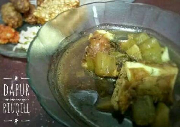 Resep Rawon Balungan dan Labu Siam Oleh RiuQill