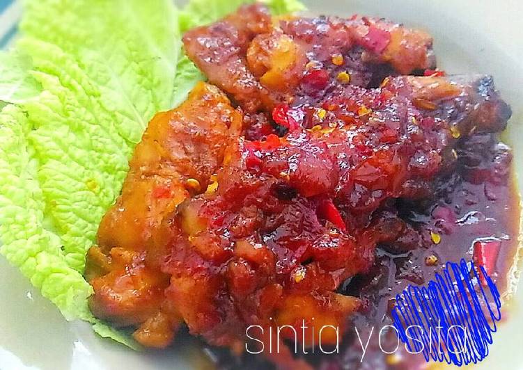 resep lengkap untuk Ayam bakar kecap bumbu rujak