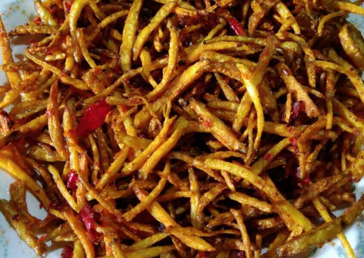 resep lengkap untuk Keripik Kentang (Kentang Mustopa)