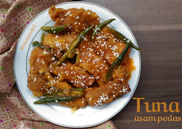 cara membuat Tuna asam pedas, menu resepsi