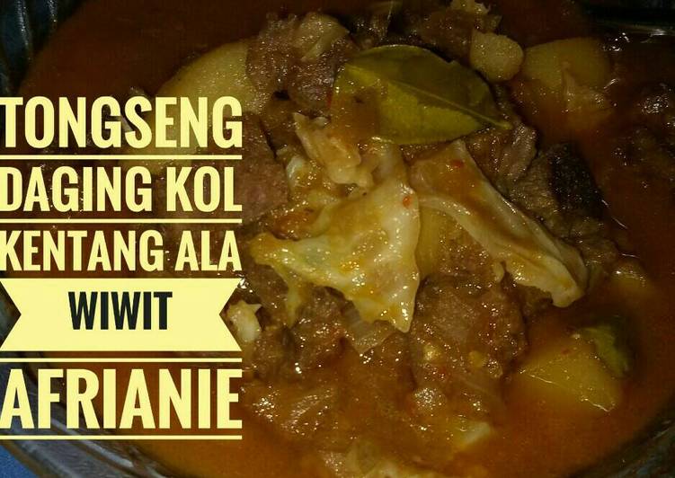 resep masakan Tonseng daging simple enak