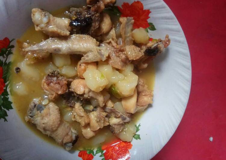 gambar untuk resep Ayam baso aci bumbu seblak