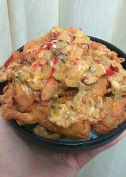 Chicken salted egg