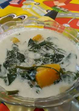 Sayur manis daun katuk & waluh (labu kuning)