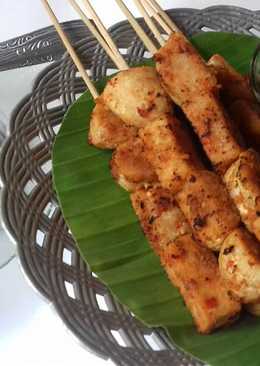 Sate kere bumbu rujak (#postingrame2_sate)