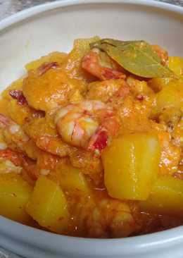 Udang masak kuning