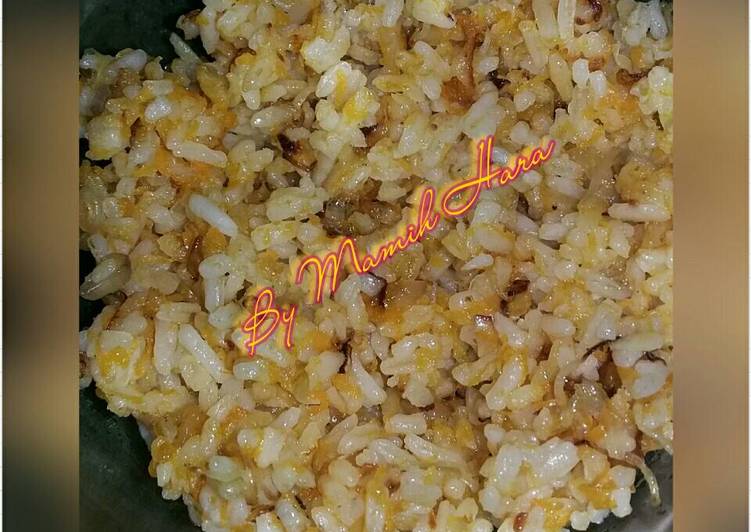 resep lengkap untuk Nasi Goreng (MPASI 1y+)