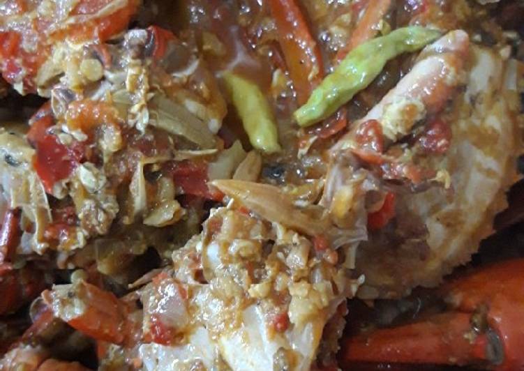 resep makanan Kepiting Saos Padang Ala ibu salsa Najwa Artha