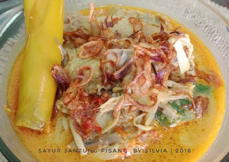 Resep Sayur jantung pisang - JustSilvia??