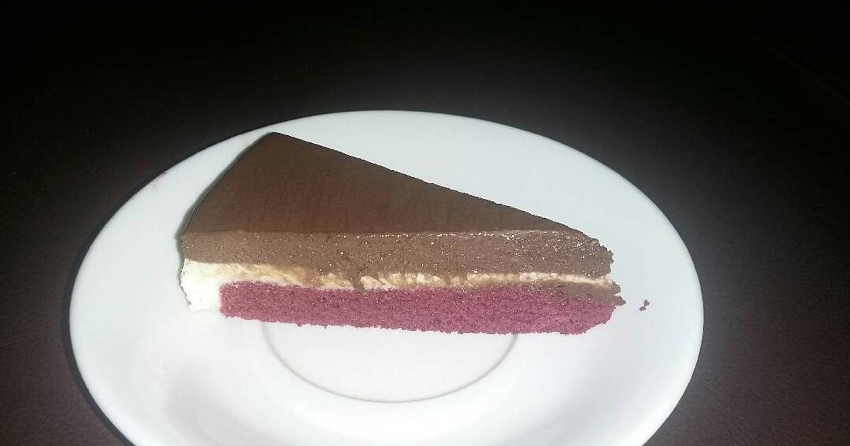 Resep Red Velvet Cake With 2 Layer Choco Mousse