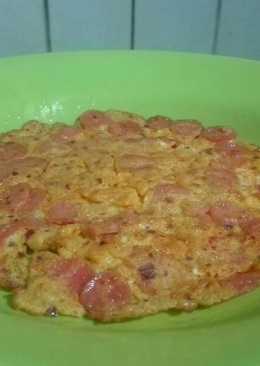Telur Goreng Sosis Pedas