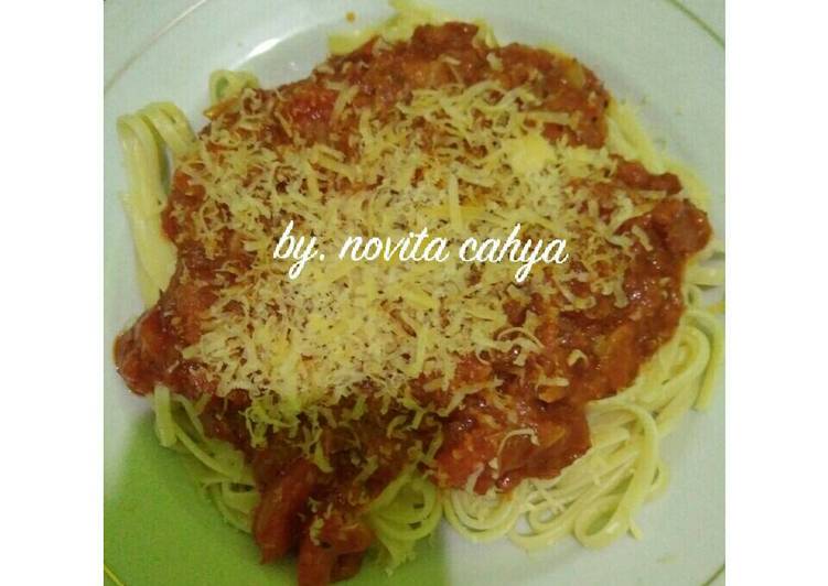Resep Spaghetti bolognese Oleh novita cahya