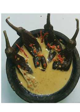 Pecak terong bersantan