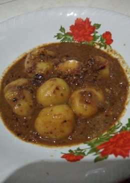 Cilok Keju bumbu kacang