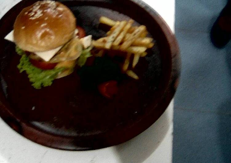 Resep Burger tempe Karya Dapur Mujur Makmur