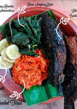 Lele goreng bumbu ketumbar + Sambal Terasi