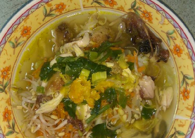 gambar untuk cara membuat Soto Ayam Suwir