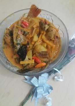 Ikan nila kuah kental with wortel n kentang