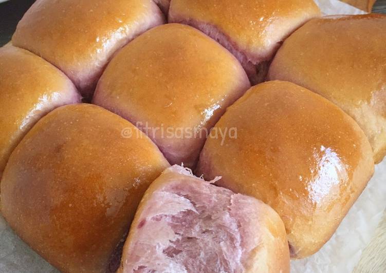 resep makanan Roti Sobek Ubi Ungu