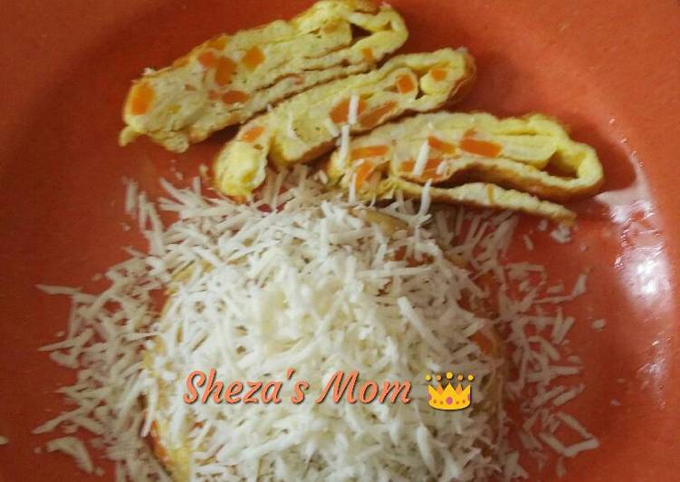 Resep MPASI 1Y+ nasgor WOKE (wortel keju) + Eggroll By Ninda Lestari
(Sheza's Mom)